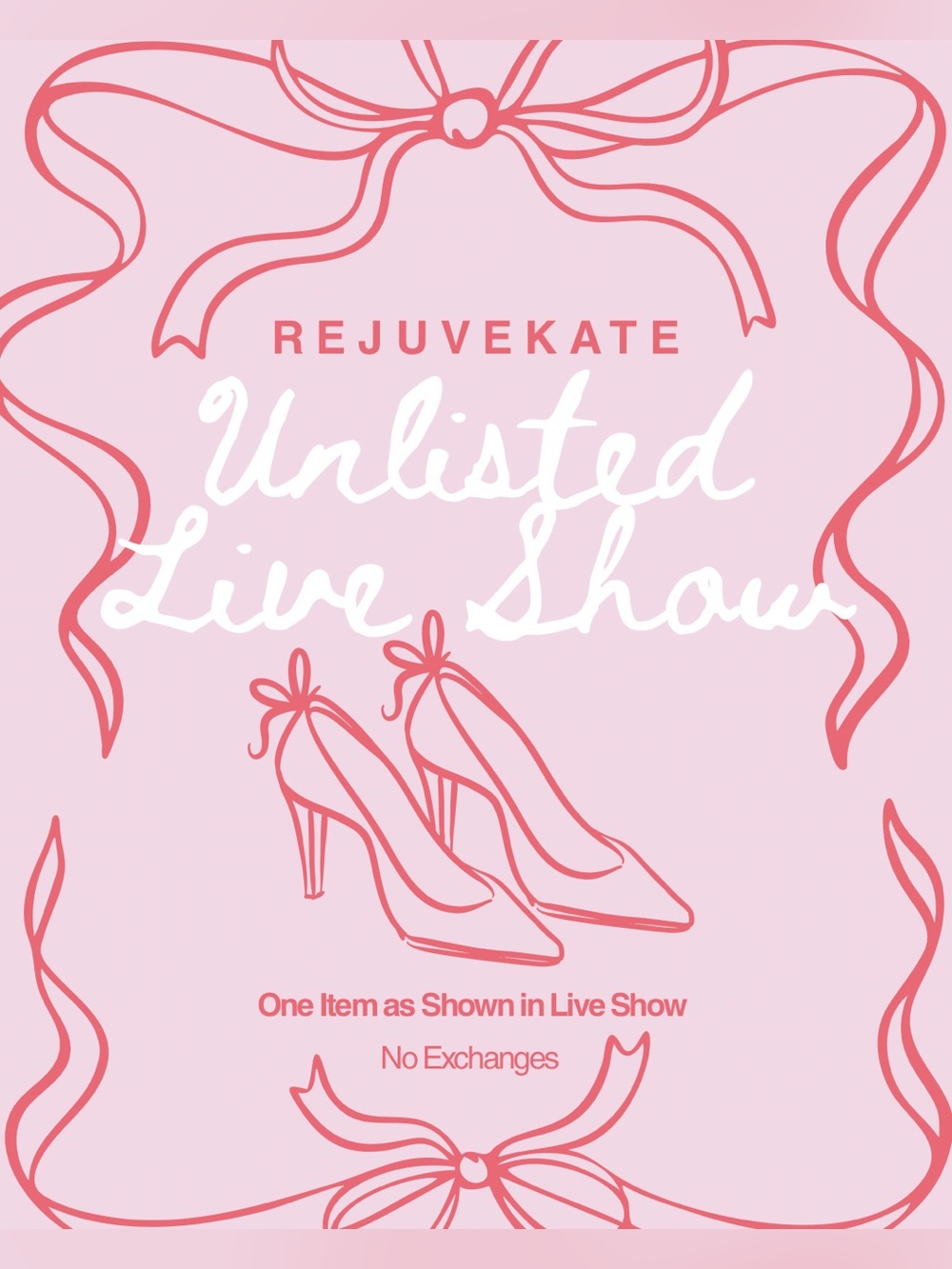 Live Show Clothing Listing